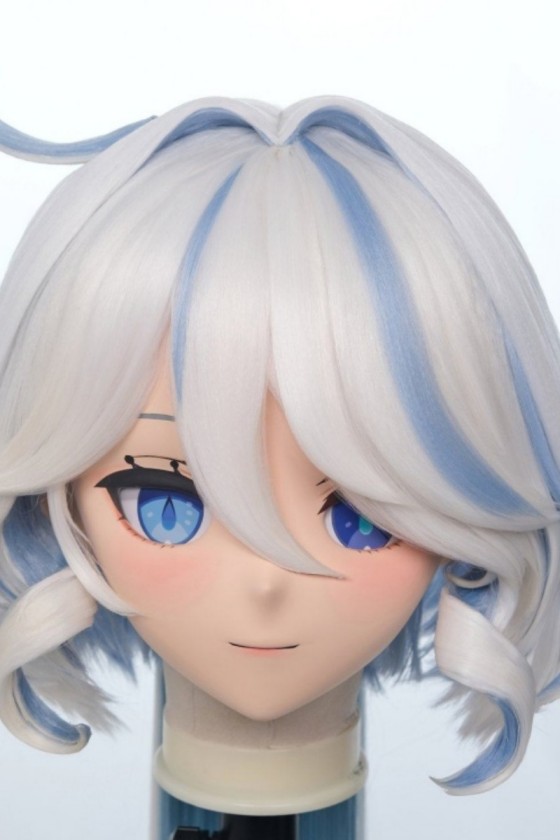 Salmon Kigurumi Genshin Impact Furina Lovely Cosplay Mask